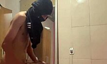 brunette brazilian trans delivers package and stays for fun