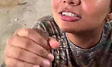 Country Neighbor Gets Milk From Husband Outdoors!