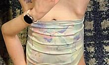 Machine fucked wife squirts all over herself