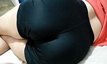 Con La Nueva Del Gym En Ricos Mini Shorts