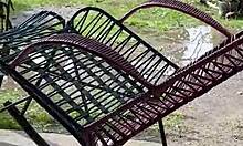 Country Neighbor Gets Milk From Husband Outdoors!