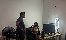 Hermanastra Gets Caught On Webcam By Brother And Has Sex For Silence