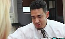 Punished Teen 18+ Ally Berry Rides Cock In Garage - Hairless And Shaved