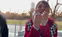 found a tall cheerleader babe with perfect tits and curves!