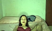 the emo girl compulsively fucks her cute brazilian pussy to orgasm, close-up uncensored