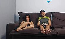 Horny Colombian Delivery Girl Fucks Client Without Helmet