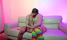 Friend's girlfriend rides in bedroom