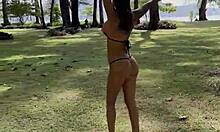 Monika Fox, wanna see me in a pink bikini on the beach?