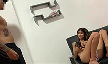 Stepsister Touches Herself in Miniskirt for Attention