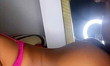 Blonde slut with angel face gets fucked hard in hotel for one full hour