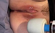 Squirting Then Rubbing It All On In Close-Up