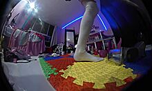 Teddy bear with hidden camera can't believe what sister does alone in room