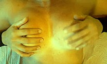 Stepmom Massaging Tits With Cum 😏