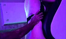 Cuckold Cleans Up The Cum From The Pussy Of His Wife After I Creampied Her And They Both Suck My Cock