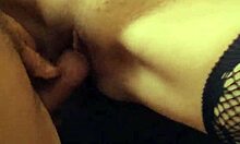 Intimate Moment with Wife in Lingerie