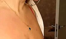 Milf With Huge Tits Pours Milk And Gets Boobs Licked