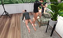 husband catches wife masturbating and fucks her ass