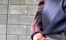 My Cock Gets So Hard Knowing They Watch Me Jerk Off From Afar