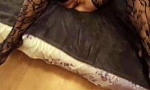 Intimate Moment with Wife in Lingerie