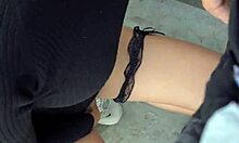 Risky public flashing and sex with my favorite tiktok influencer. pov amateur teen brunette doggystyle outdoor?