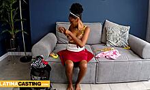 Colombian teen fucks agent in audition