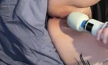 Squirting Then Rubbing It All On In Close-Up