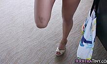 Petite Latina Teen Sucks Monster Cock