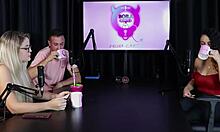 Charllottye sheer red gets hurt in swing orgy