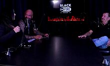 Boss asks, 'Want to be humiliated in this group sex?'