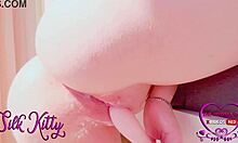 extra close up asmr female masturbation with toy and huge orgasm