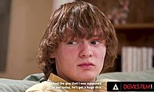 Naughty Babysitter Scarlett Alexis Gets Ass Fucked During Shift