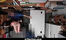 teen shoplifter lexi lovell steals credit card officer threesome fucks tight pussy