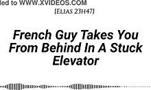 m4f french guy fucks you in stuck elevator 😈