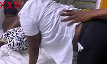 fucking my big ass stepdaughter when her big boobs teen friend joins please subscribe to my red 😏