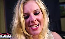 Smoking Hot Blonde Mya Returns For More Cunt-Wrecking Rimjob And Blowjob!