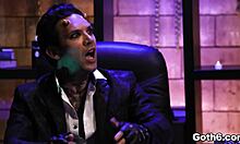 Crazy goth teens share monster cock in hardcore foursome