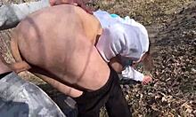 Fucked Outside While Drone Watched