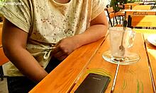 I am flashing my hairy tits