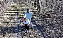 Fucked Outside While Drone Watched