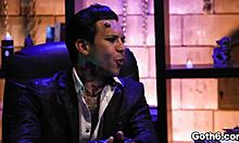 Crazy goth teens share monster cock in hardcore foursome