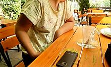 I am flashing my hairy tits