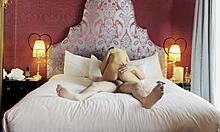 Russian slut monika fox fucks hard in brothel!