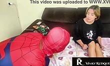 i love watching spider-man and venom team up for intense interracial anal and blowjobs