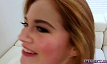 Watch This Redhead Teen's First Solo Blowjob For Stepbrother's Obsession!