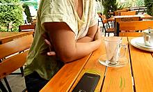 I am flashing my hairy tits