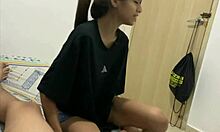 Hermanastra craves cock while padrastros sleep