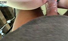 Close-up view of dildo fucking perfect pussy, leading to creampie in amateur couple scene 😏