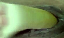 Dana Barzagli, that latina teen with tattoos, masturbates with dildo so good.