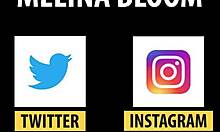 Melina Bloom Couldn't Handle Quarantine and Had to Fuck Her Neighbor, Came Three Times and He Came in Her Mouth