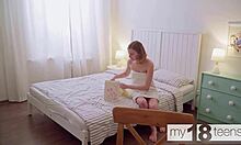 Skinny Lana Broks Tries On Panties And Masturbates